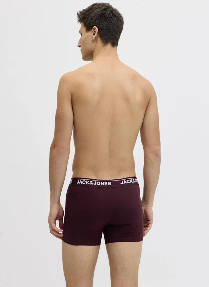 JACK & JONES 5 Pack Of Logo Trunks
